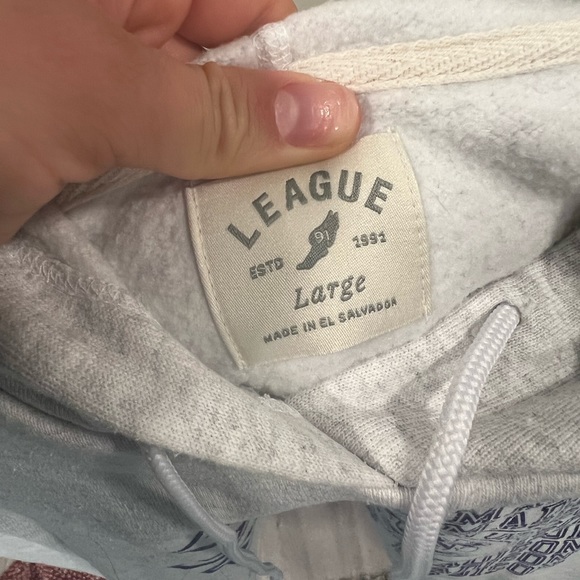 Grey JMU Cropped Hoodie - Picture 5 of 5